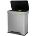 PayLessHere | 13G Trash Can with Lid | Black | Removable Inner Bucket
