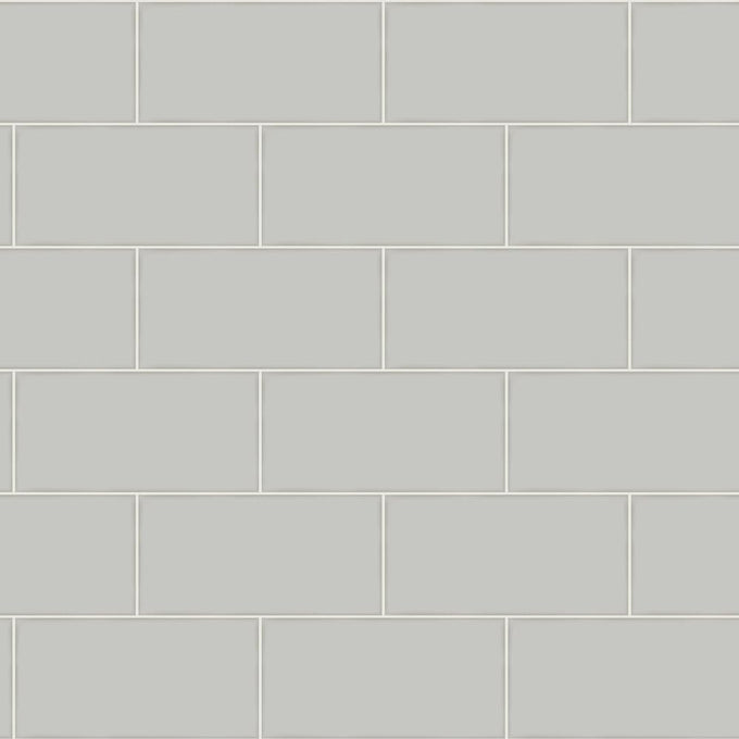 Chesapeake 3115-12491 Freedom Subway Tile Wallpaper, Off-White