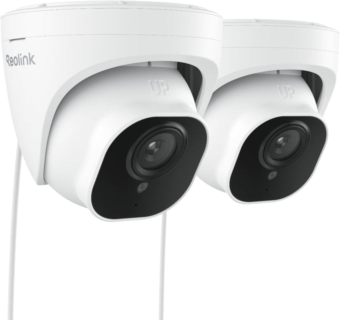 REOLINK PoE Security Camera RLC-520A (Pack of 2), 5MP Wired Outdoor Dome