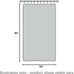 jinchan Floral Linen Curtains Embroidered Back Tab 54Wx84L 2 Panels