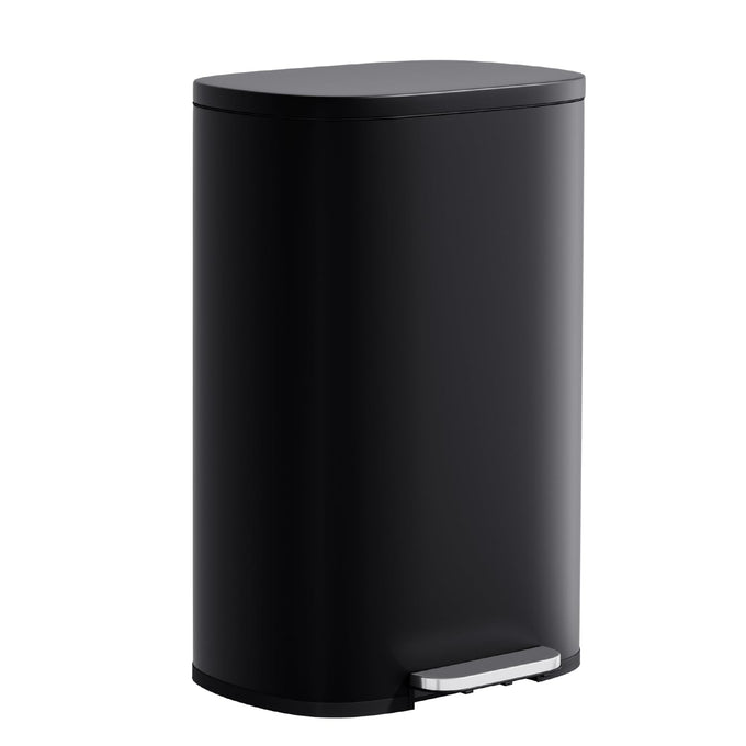 PayLessHere | 13G Trash Can with Lid | Black | Removable Inner Bucket