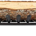 Country Living 22 Inch Steel Fireplace Log Grate | Heavy Duty Fire Pit Cradle | Chimney Wood Rack | Wood Stove Wrought Rack | Durable Log Holder Rack Grate | Coated Steel for Hearth Wood Burning