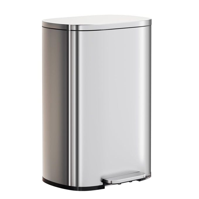 PayLessHere | 13G Trash Can with Lid | Black | Removable Inner Bucket