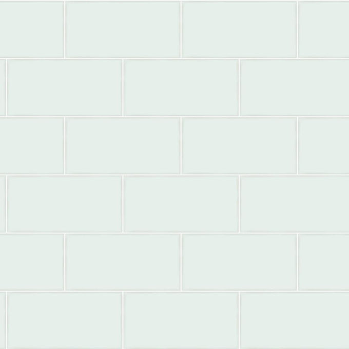 Chesapeake 3115-12491 Freedom Subway Tile Wallpaper, Off-White