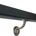 G&T Wood Products Modern Red Oak Handrail Kit with Wall Returns and Wall Mount Brackets. Rectangular 6002 Profile. Solid and Unfinished Red Oak.