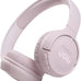 JBL Tune 510BT - Bluetooth headphones with up to 40 hours battery, microphone for call, foldable and comfortable, Android and iOs compatible (White)