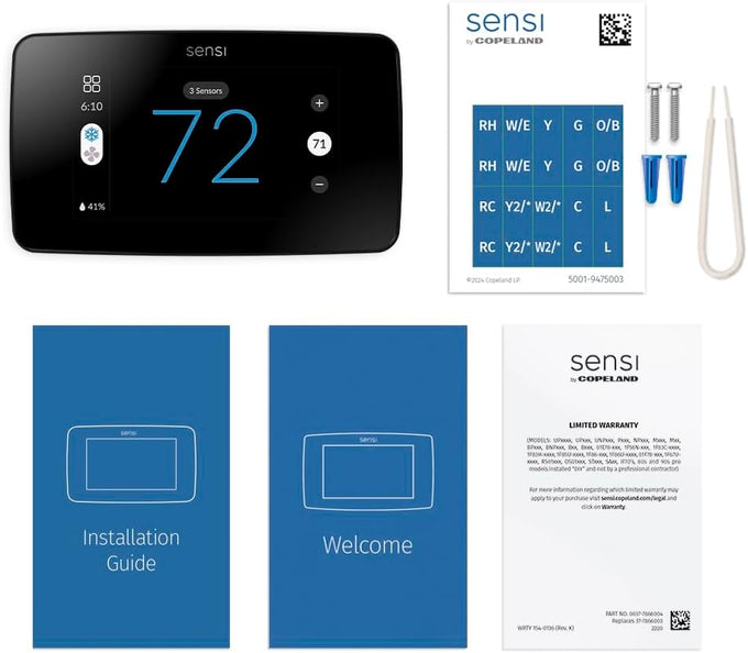Sensi Touch 2 Smart Thermostat Wi-Fi, Alexa, Energy Star Certified, ST76