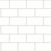 Chesapeake 3115-12491 Freedom Subway Tile Wallpaper, Off-White