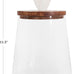 Bloomingville Small Clear Glass Jar with Mango Wood & Marble Lid