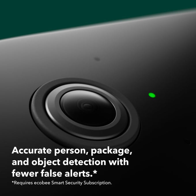 ecobee Smart Video Doorbell Camera Wired 1080p HDR, Smart Alerts