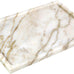 100% Natural Marble Serving Tray Luxury Marble Storage Tray for Home Decor Stone Tray for Bathroom/Kitchen/Vanity/Dresser,Plate Holder for Tissues, Candles, Towel