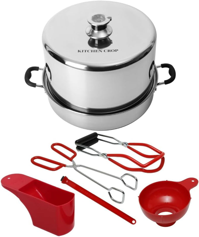 Kitchen Crop Steam Canner with Temperature Indicator (Aluminum Steam Canner)