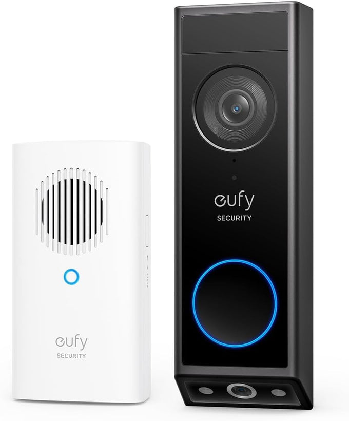 eufy Security Video Doorbell E340, Dual Cameras, 2K FHD