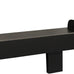 eHemco Modern 5 Tier Leaning Wall Ladder Bookshelf, Black, 70 Inches