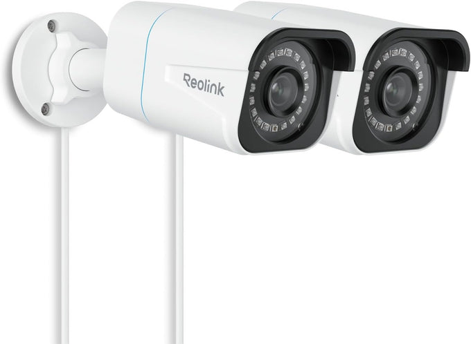 REOLINK PoE Security Camera RLC-810A(Pack of 2) 4K, 100ft IR Night Vision