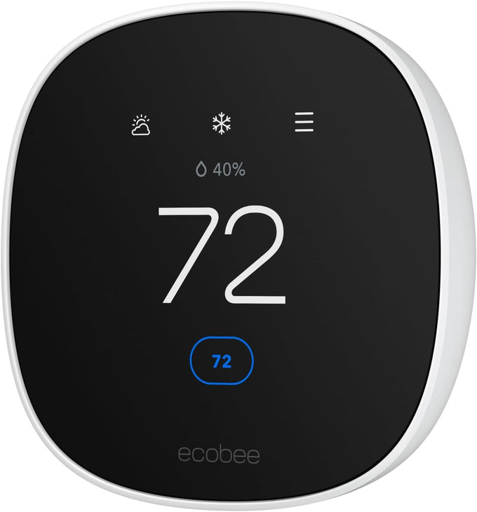 ecobee Smart Thermostat Essential - WiFi Thermostat, Energy Star Certified