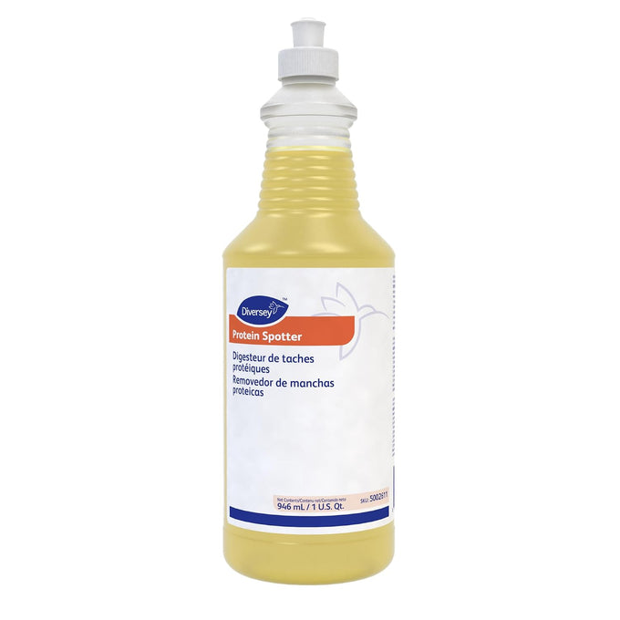 Diversey 5002611 Protein Spotter, Carpet Cleaner for Organic Stains, Ready-to-Use Liquid, Unscented, 32-Ounce