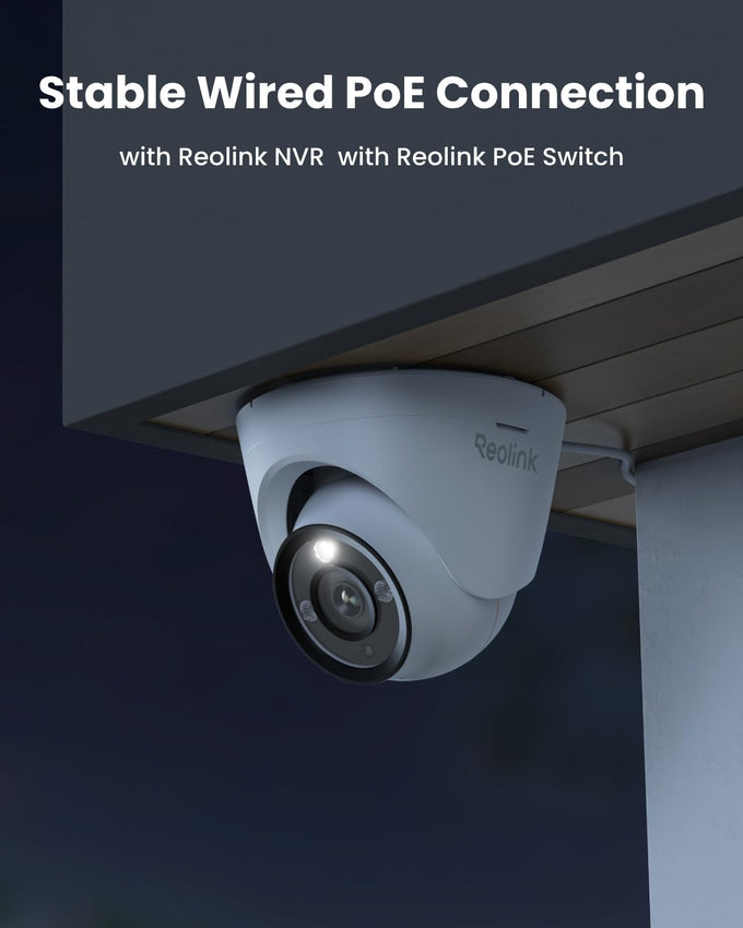REOLINK RLC-1224A 12MP Dome Outdoor PoE Camera for Home Security