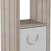 Better Homes and Gardens.. Bookshelf Square Storage Cabinet 4-Cube Organizer (Weathered) (White, 4-Cube) (Rustic Gray, 2-Cube)