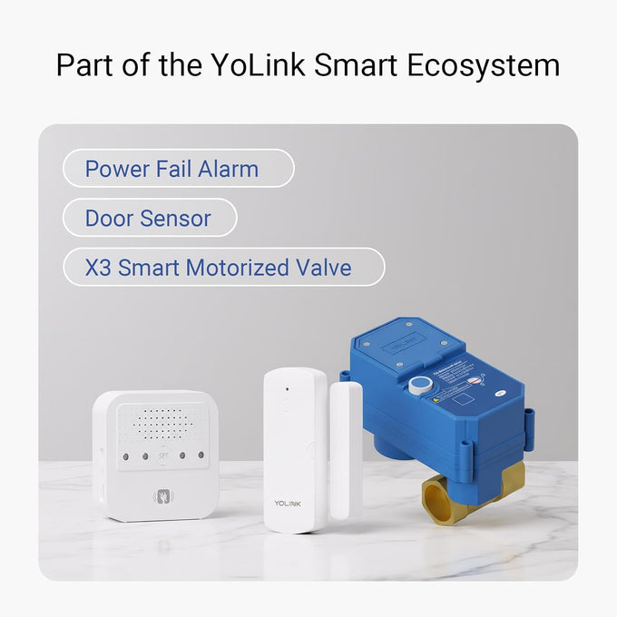 YoLink Indoor Temperature and Humidity Sensor Kit: 2-Pack + Hub