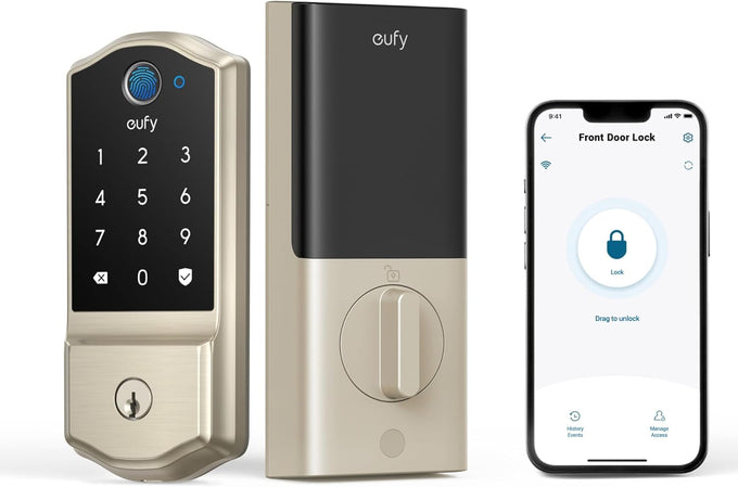 eufy Security Smart Lock C220, Fingerprint Keyless Entry Door Lock