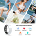 Smart Ring for Women Men Without Subscription Ceramic Design Health Tracking smart Ring for Sleep, Heart Rate, Stress & Activity Tracking (White, 9)