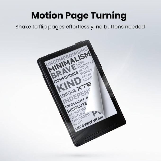 XTEINK X3 3.7" Pocket E-Ink eBook Reader, Space Black