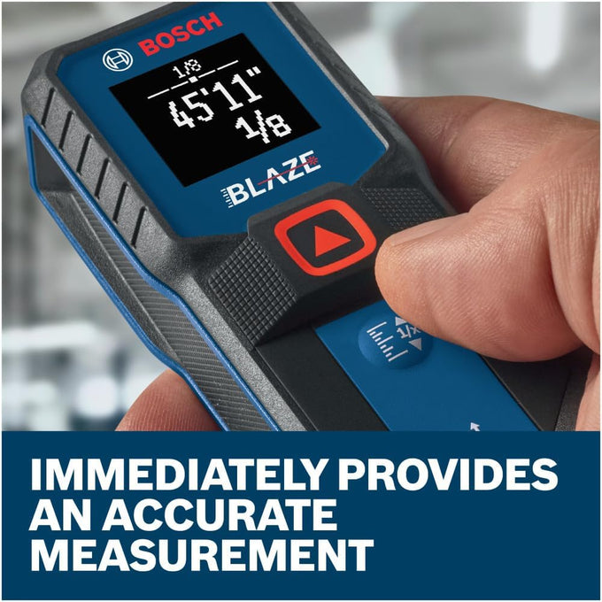 BOSCH GLM100-23 100 Ft Blaze Laser Distance Measure, with 2 AA Batteries