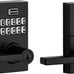 Kwikset 917HFL-514S Smartcode Keypad Electronic with Halifax Lever SmartKey with 6AL Latch and RCS Strike Matte Black Finish