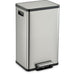 SIMPLI-MAGIC 13.2 Gallon (50L) Step Trash Can – Kitchen Garbage Can with Slow-Close Lid – Odor Control, Hands-Free, Easy to Clean, White
