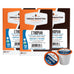 Fresh Roasted Coffee, Organic Water-Processed Half-caf Variety Pack K-Cup Pods for Keurig Brewers, Medium Roast, USDA Organic, Kosher, 96 Count Loose Pack