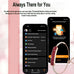 Women's Smart Bracelet Fitness Tracker - 5ATM Waterproof, 24/7 Heart Rate Blood Oxygen HRV Stress Tracker, 24H Sleep Monitor, Multi-Sport Modes, Free App for iOS & Android,The Best Gift (2 Bands)