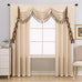ELKCA Beige Double-Sided Chenille Curtains for Living Room Modern Window Treatment for Bedroom Curtain,Grommet Top,2 Panels (Beige, 52" W x 104" L)