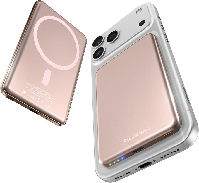 ULiXWH [0.3" Ultra Slim] [Alloy-Made] for Magsafe Portable Charger iPhone