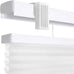 REGAL estate Magnetic Top Down Bottom Up Door Shades, White, 25 x 42 in