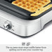 Breville BWM604BSS Smart Waffle Maker, 4 Slice, Brushed Stainless Steel