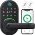 Smart Door Handle Lock with Keypad, Yamiry Fingerprint Knob for Front Door