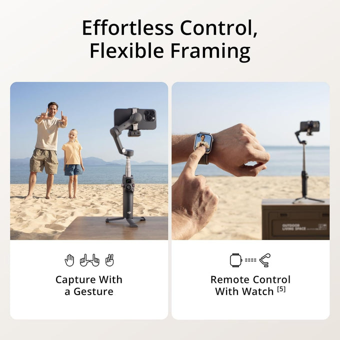 DJI Osmo Mobile 7P Gimbal Stabilizer for iPhone & Android, Native Tracking