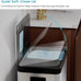 Home Zone Living 19 Gallon Kitchen Trash Can with Dual Compartments