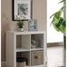 Better Homes and Gardens Bookshelf Square Storage Cabinet 4-Cube Organizer White