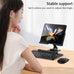 for Samsung Galaxy Z Fold 7/6/5/4/3 Adjustable Stand for Desk, Fully Foldable & Portable Keyboard Stand, Office Mobile Phone Stand Holder with Capacitor Pen and Bluetooth Mouse & Keyboard Set