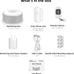 WiFi Door Alarm System, 8-Piece DIY Wireless Alarm Kit with Door Sensors