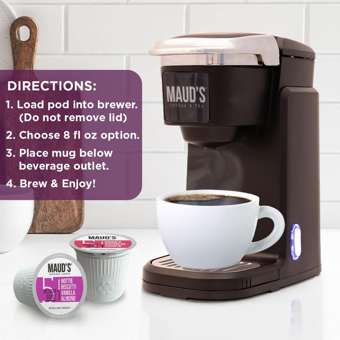 Maud's Super Flavored Coffee Pods Variety Pack, 80ct, 16 Assorted Flavors