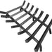 Mr IRONSTONE Fireplace Grate 21 inch Solid Steel Heavy Duty Fireplace Log Grates 3/4" Bar Grates Outdoor/Indoor Wrought Iron Burning Rack Holder