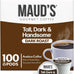 Maud's Dark Roast Coffee Pods, 100ct