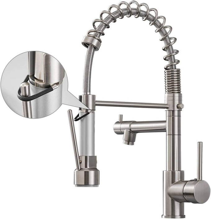AIMADI Oil Rubbed Bronze Kitchen Faucet with Pull Down Sprayer