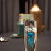 Leonardo Oceano 018685 Decorative Object Made of Transparent Glass, Handmade, Maritime Glass Decoration with Jellyfish Motif, Handmade, Unique, Glow in the Dark, Height: 19 cm