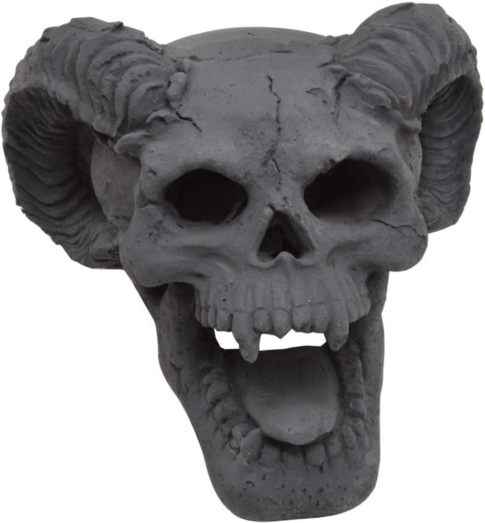 Stanbroil Fire Pit Skull Gas Log for Fireplace Halloween Decor