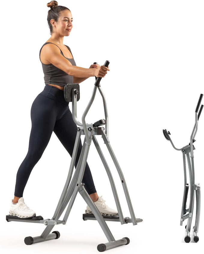 Sunny Health & Fitness Smart Air Walker Elliptical Glider Exercise Machine