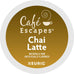 Café Escapes Chai Latte, Single-Serve K-Cup Pods, 60 Count